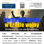 Justice in Times of War: Academic Event In Warsaw